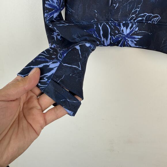 NWT Columbia Womens Ballona Pullover Sweater Floral Navy Blue - M - Picture 4 of 9